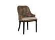 Set de 2 Sillas Madera y Rattan Natural Glaseado Nogal Shimla