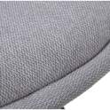 Set de 2 Sillas Modernas Tapizadas Gris Patas Metalicas Arenda