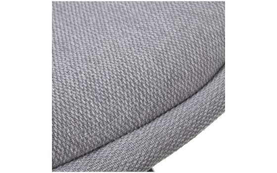 Set de 2 Sillas Modernas Tapizadas Gris Patas Metalicas Arenda