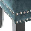 Set de 2 Sillas Tapizadas Terciopelo Azul retro Serie Asunbra