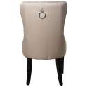 Set de 2 Sillas Tapizadas Lino Beige Retro Serie Asunbra