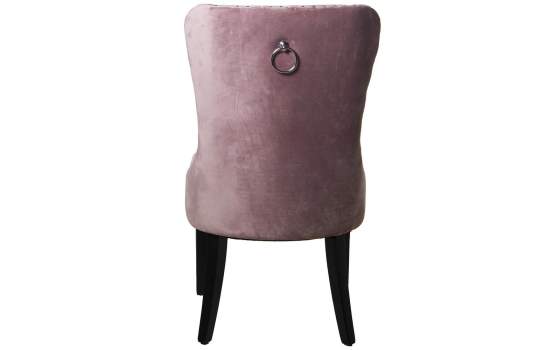 Set de 2 Sillas Tapizadas Terciopelo Rosa retro Serie Asunbra