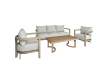 Set Sofa 3 Plazas, 2 Sillones y Mesa Actual Serie Aelst