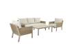 Set Sofa 3 Plazas, 2 Sillones y Mesa Aluminio Serie Aglirt