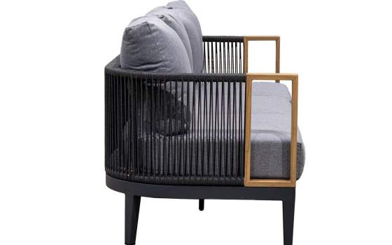 Set Sofa 3 Plazas, 2 Sillones y Mesa Serie Aglirt