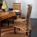 Silla Abaca Recta Tapa Madera