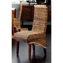 Silla Abaca Torno Curva