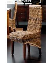 Silla Abaca Torno Curva