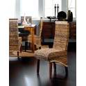 Silla Abaca Torno Curva