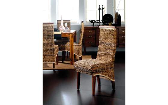 Silla Abaca Torno Curva