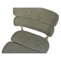Silla Actual Comedor Metal Asiento Respaldo Verde Serie Anaia