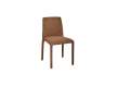 Silla Apilable Actual Tapizada Chenilla Granate - Serie Luka