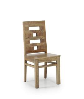 Silla Asiento Madera Colonial Actual Serie Merapi