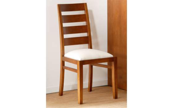 Silla Asiento Tapizado Comedor Colonial Serie Avesgo