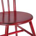 Silla Metal Barrotes Roja Ardides