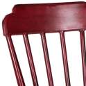 Silla Metal Barrotes Roja Ardides