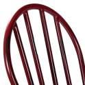 Silla Metal Barrotes Roja Areñas