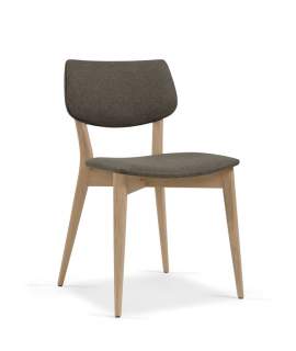 Silla Basic Tapiceria y Patas Roble Adott