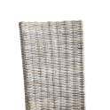 Silla Colonial en Ratan natural Glaseado Blanco Serie New White