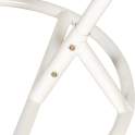 Silla Columpio Colgante Acero Blanco y Ratan Crema - Ahrana
