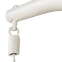 Silla Columpio Colgante Acero Blanco y Ratan Crema - Ahrana