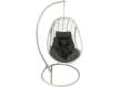 Silla Columpio Colgante Acero Blanco y Ratan Sintetico - Ahrana