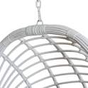 Silla Columpio Colgante Acero Blanco y Ratan Sintetico - Ahrana