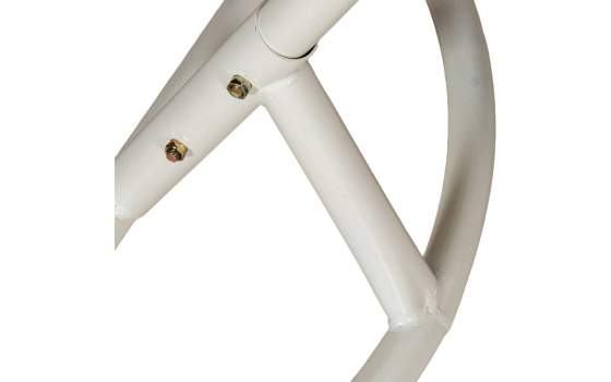 Silla Columpio Colgante Acero Blanco y Ratan Sintetico - Ahrana