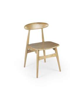 Silla Comedor Actual Madera Sungkai Decape Gris - Orlando