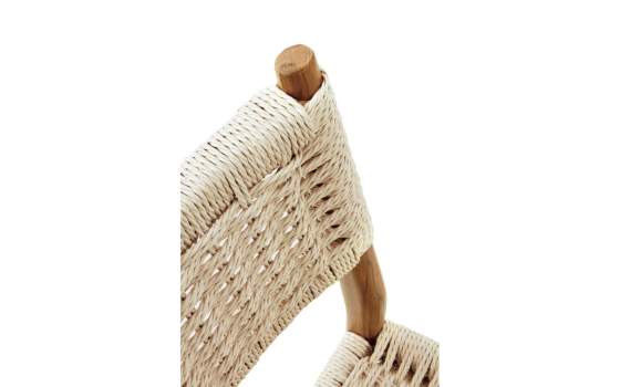 Silla Comedor Clasica Madera Haya Asiento Respaldo Cuerda Abuis