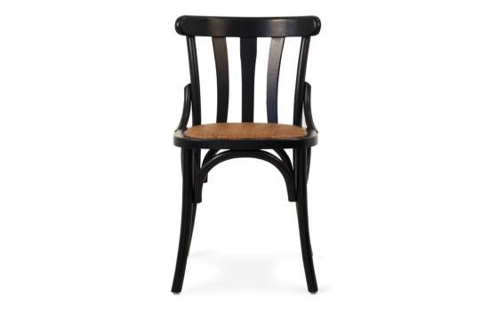 Silla Comedor Clasica Negra Madera Olmo Serie Alende