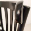 Silla Comedor Clasica Negra Madera Olmo Serie Alende
