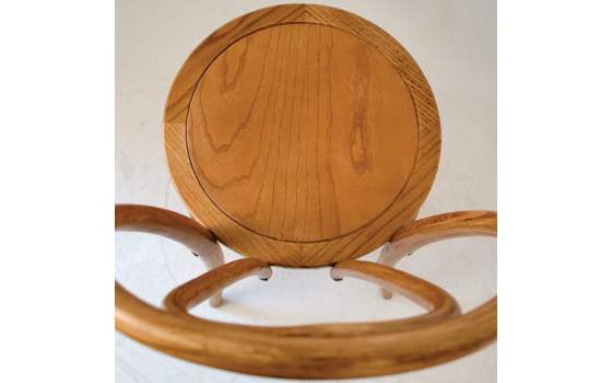 Silla Comedor Clasica Roble Natural Serie Alende