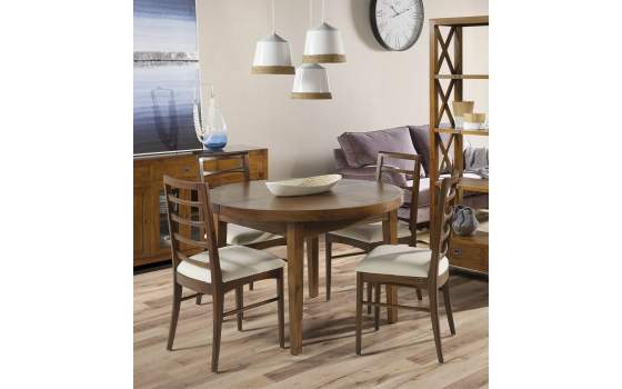 Silla Comedor Colonial Star Tapizada Serie Kate