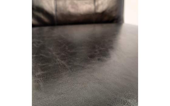 Silla Comedor Contemporanea Tapizada Ecopiel Negro Serie Oponte