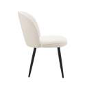 Silla Comedor Diseño Actual Tapizada Alpaca Blanca Serie Isuan Silla Comedor Diseño Actual Tapizada Alpaca Blanca Serie Isuan