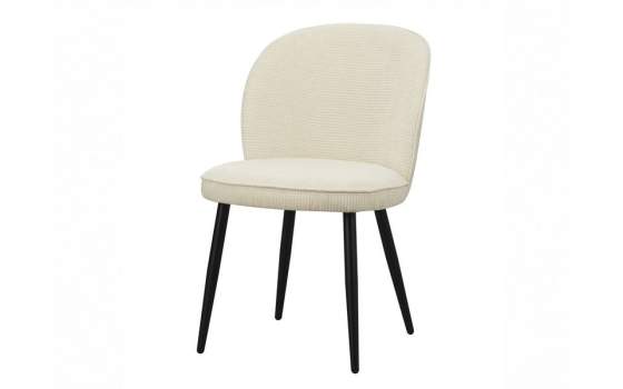 Silla Comedor Diseño Actual Tapizada Blanca Serie Isuan