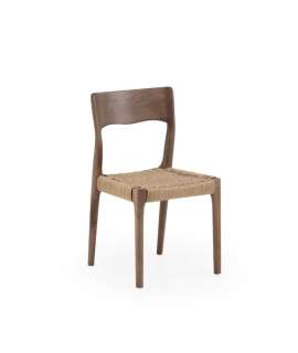 Silla Comedor Diseño en Madera Fresno Nogal Serie Alcidad