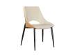 Silla Comedor Diseño Moderno Bicolor Beige Mostaza Adiska