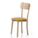 Silla Comedor Diseño Tapizda Madera de Haya Serie Yara Silla Comedor Diseño Tapizda Madera de Haya Serie Yara