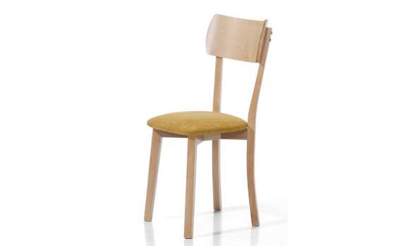 Silla Comedor Diseño Tapizda Madera de Haya Serie Yara Silla Comedor Diseño Tapizda Madera de Haya Serie Yara