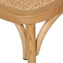 Silla Comedor Madera Cedro Natural Tejido Rattan Serie Ackere