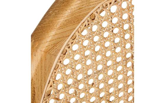 Silla Comedor Madera Cedro Natural Tejido Rattan Serie Ackere