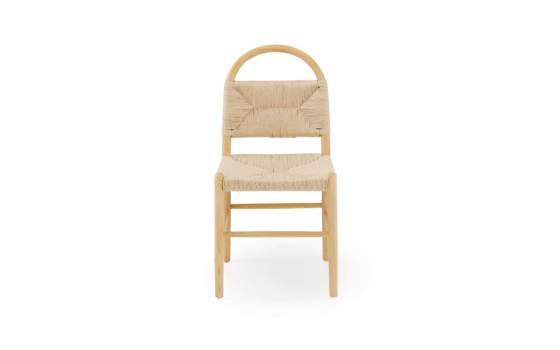 Silla Comedor Madera Cuerda Fresno Natural - Serie Alosta