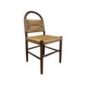 Silla Comedor Madera Cuerda Fresno Nogal - Serie Alosta