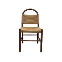 Silla Comedor Madera Cuerda Fresno Nogal - Serie Alosta