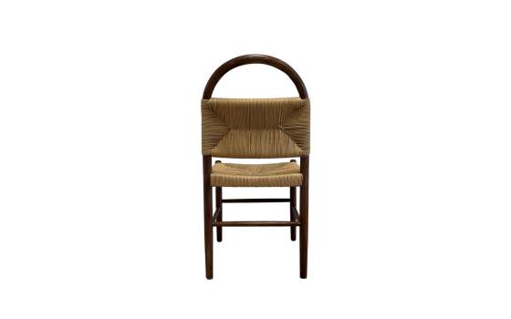 Silla Comedor Madera Cuerda Fresno Nogal - Serie Alosta