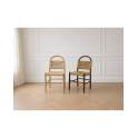 Silla Comedor Madera Cuerda Fresno Nogal - Serie Alosta