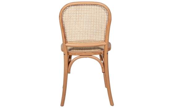 Silla Comedor Madera Haya y Tejido Rattan Serie Ackere