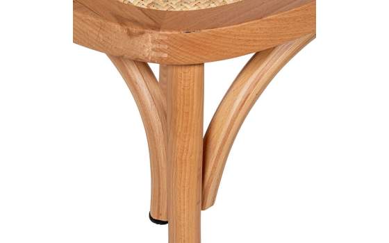Silla Comedor Madera Haya y Tejido Rattan Serie Ackere